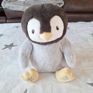 Baby Gund Kissy The Penguin Animated Plush Musical‎ Toy Interactive Talks Sings
